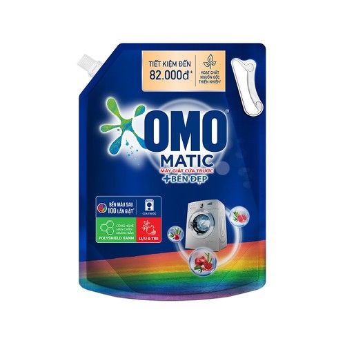 Túi Nước giặt Omo Matic Bền Đẹp Cửa Trước 3.7kg