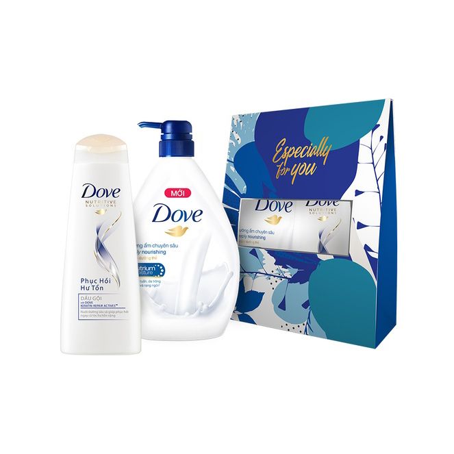 Hộp Quà Dove - 2 (Dầu Gội & Dưỡng Thể)
