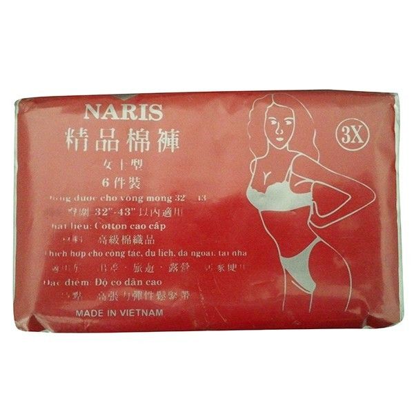Quần Lót Cotton Dùng 1 Lần Naris (6 Cái)
