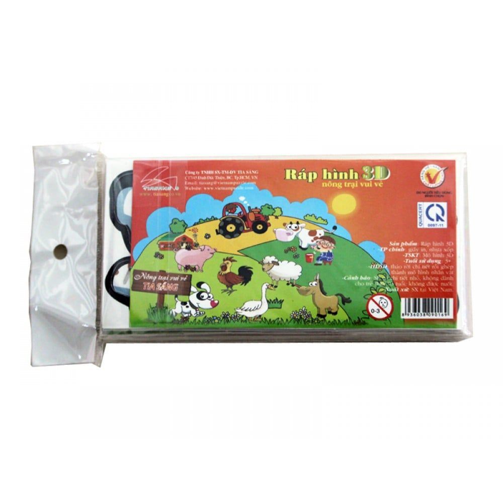 Ráp Hình 3D Nông Trại Vui Vẻ