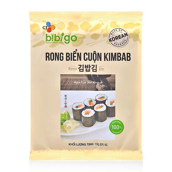 Rong Biển Cuộn Kimbab Bibigo (10g)
