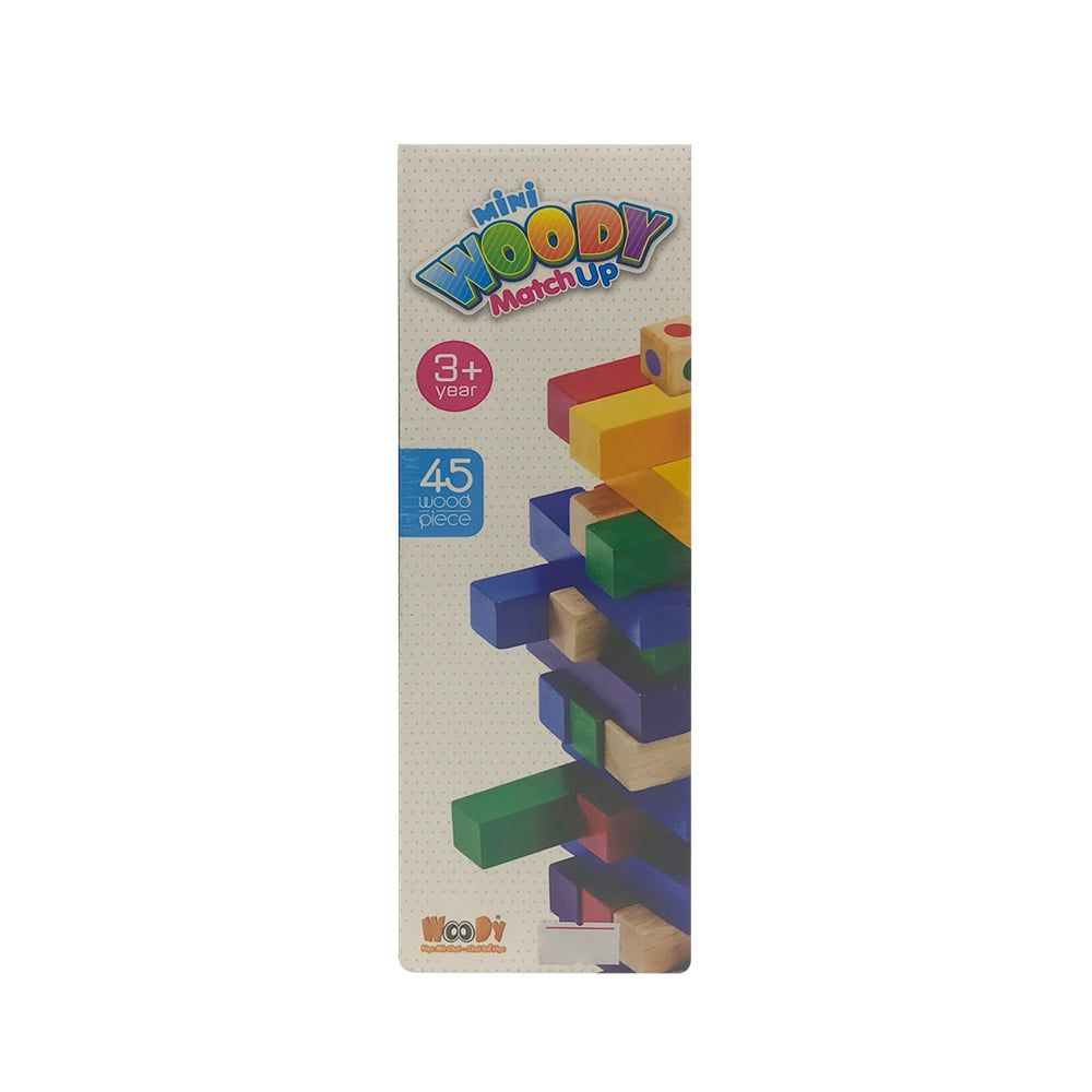 Rút Gỗ Màu Mini Woody Match Up (67 x 22 x 13 mm)