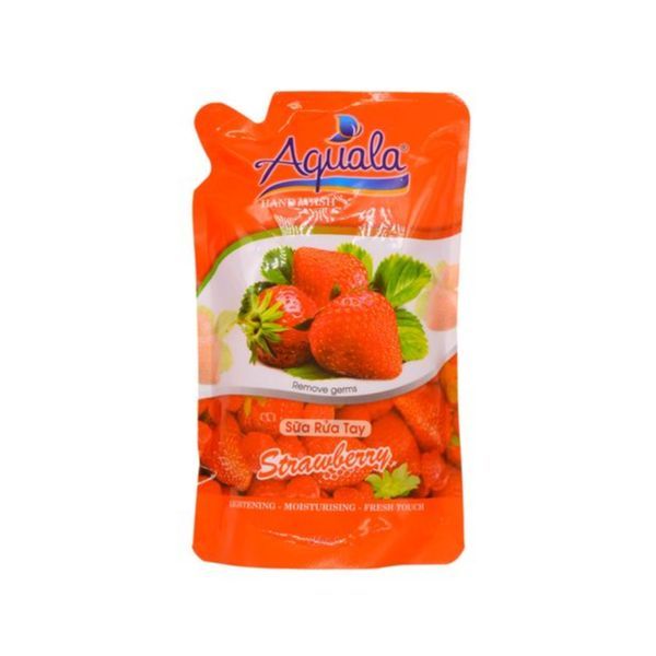 Sửa Rửa Tay Strawberry Aquala (450ml)