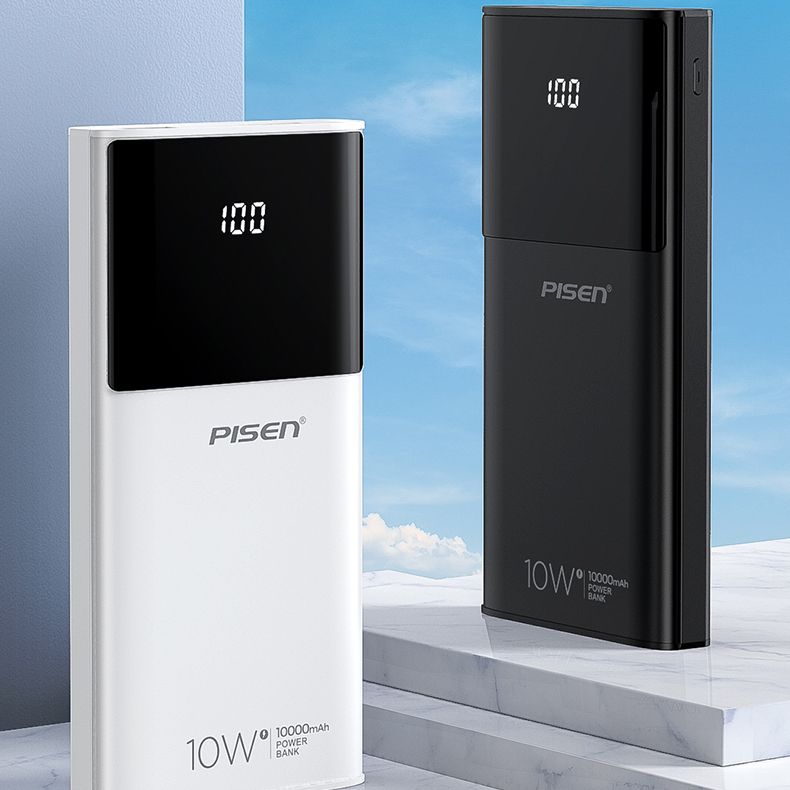 Sạc dự phòng PISEN LED Power Station 10000mAh Black