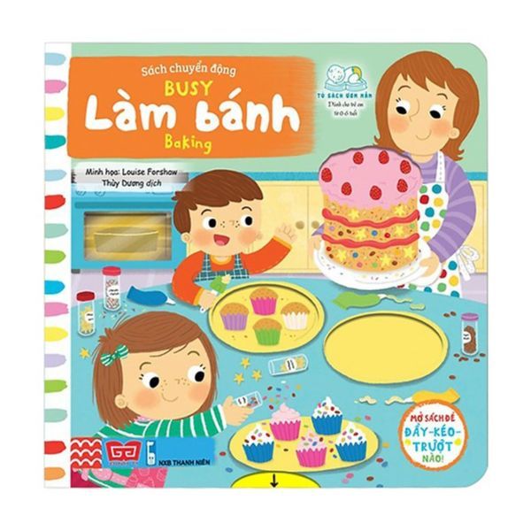Sách Chuyển Động - Busy - Baking - Làm Bánh