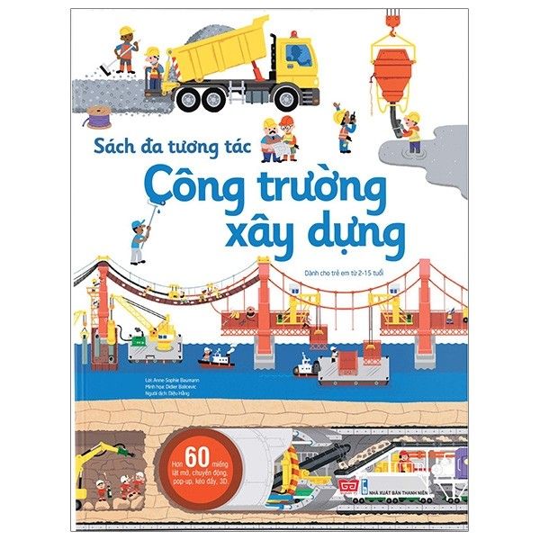 Sách đa tương tác - công trường xây dựng