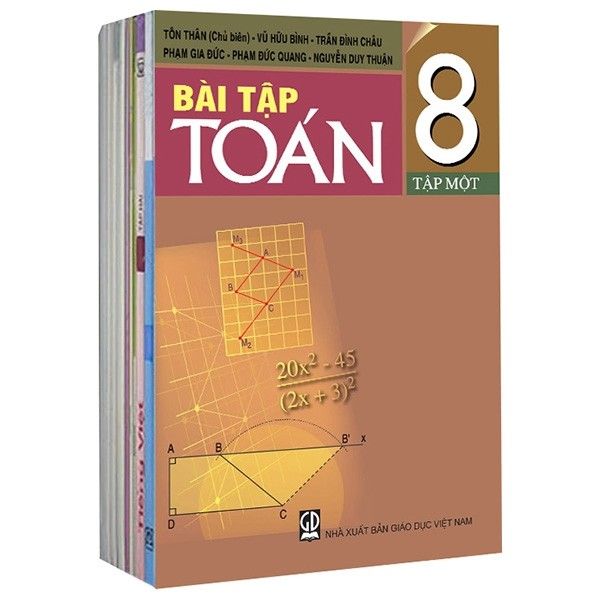 Bộ Sách Giáo Khoa Bài Tập Lớp 8 - 7 Cuốn