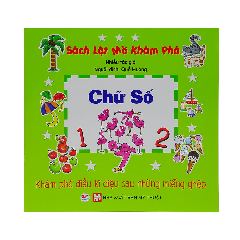 Sách lật mở khám phá - chữ số