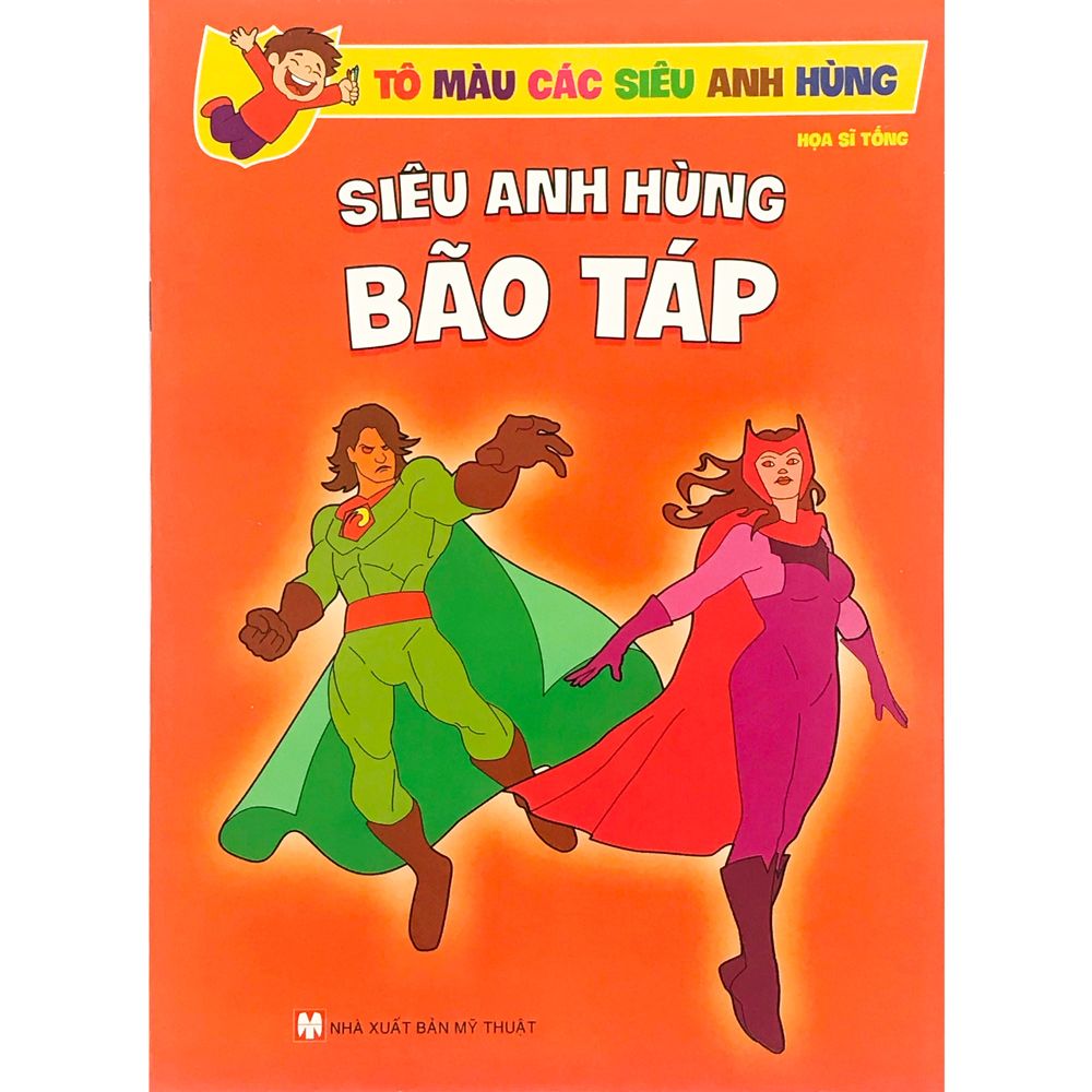 Sách Tô Màu Các Siêu Anh Hùng - Siêu Anh Hùng Bão Táp