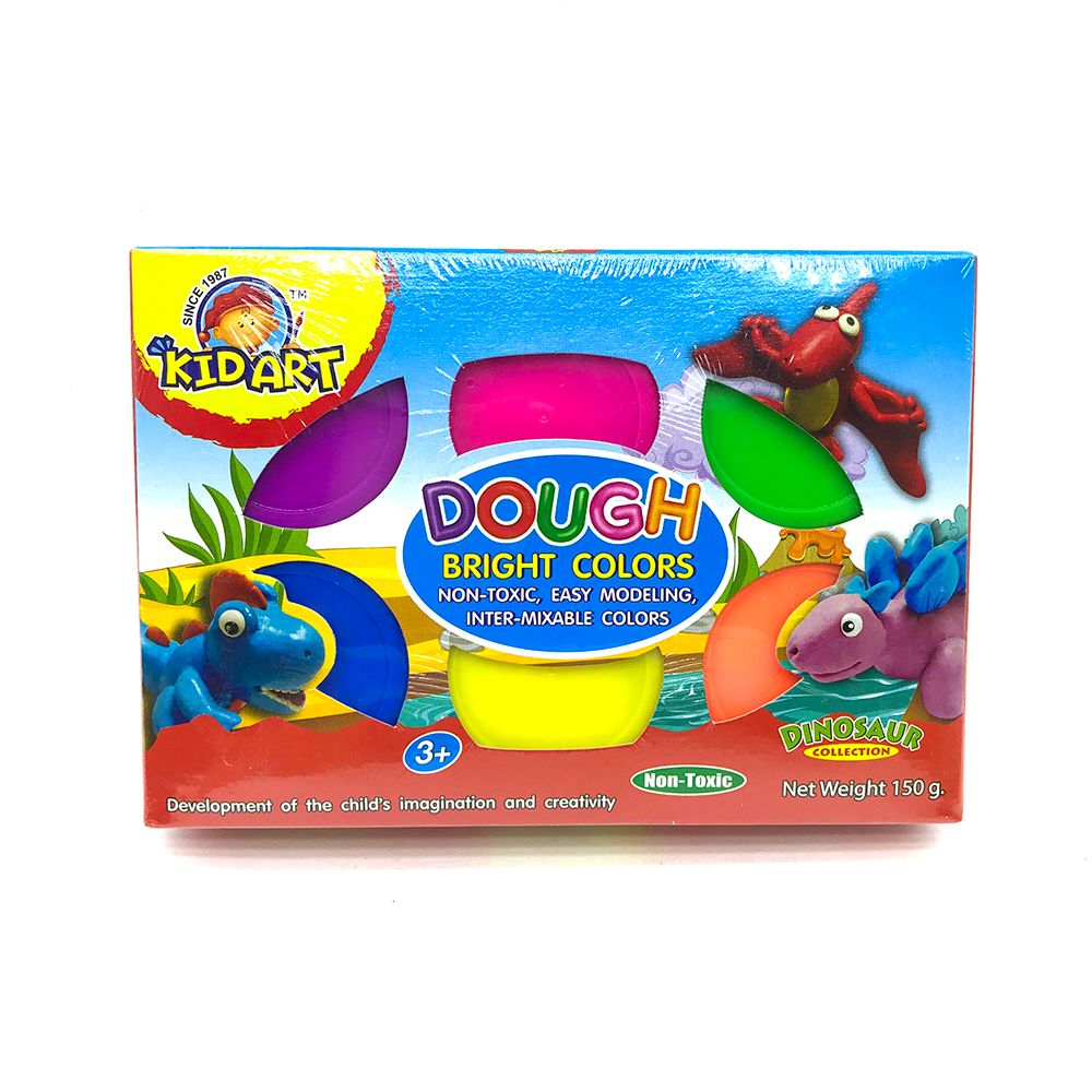 Sáp Nặn 6 Màu Dinosaur Kid Art