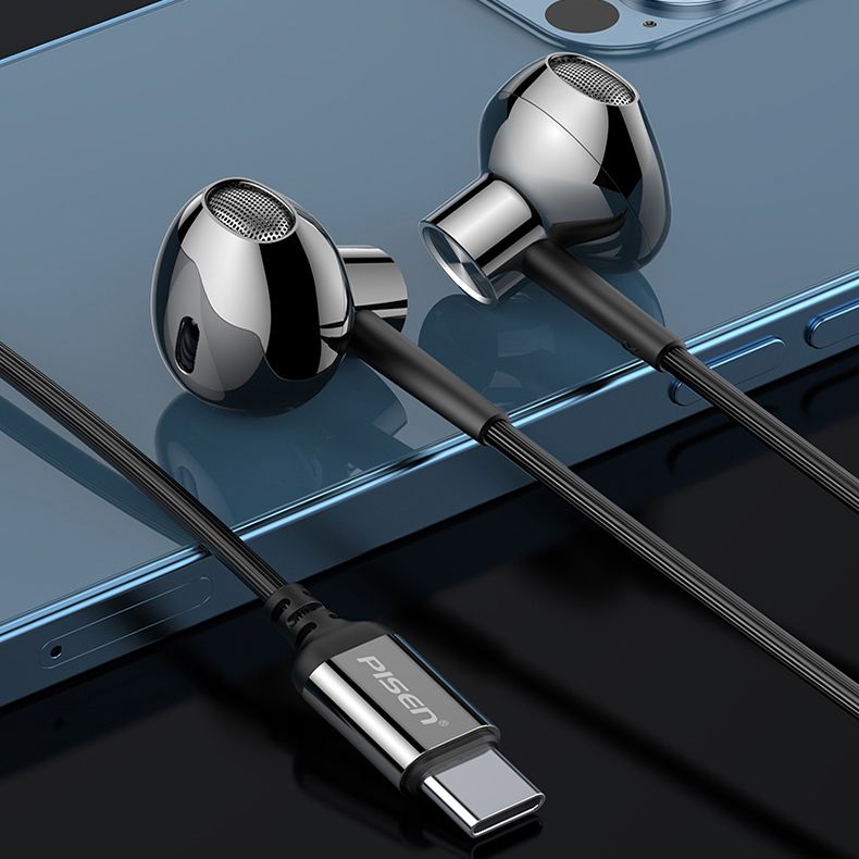  Tai Nghe Có Dây PISEN Metalic Semi-In-Ear Type-C (LV-TC02) 