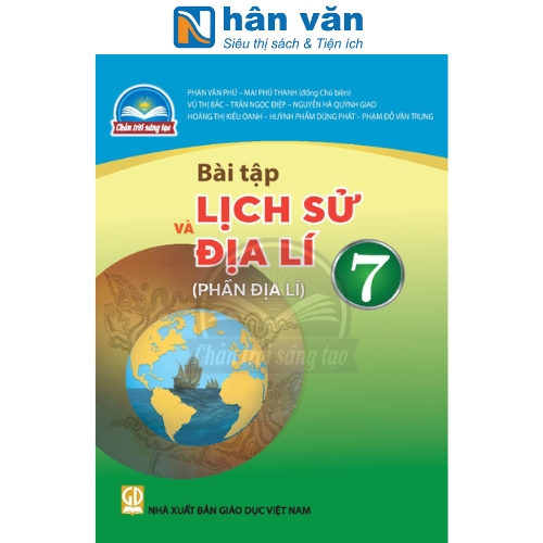  Bài Tập Lịch Sử Và Địa Lí 7 - Phần Địa lí - Chân Trời Sáng Tạo 