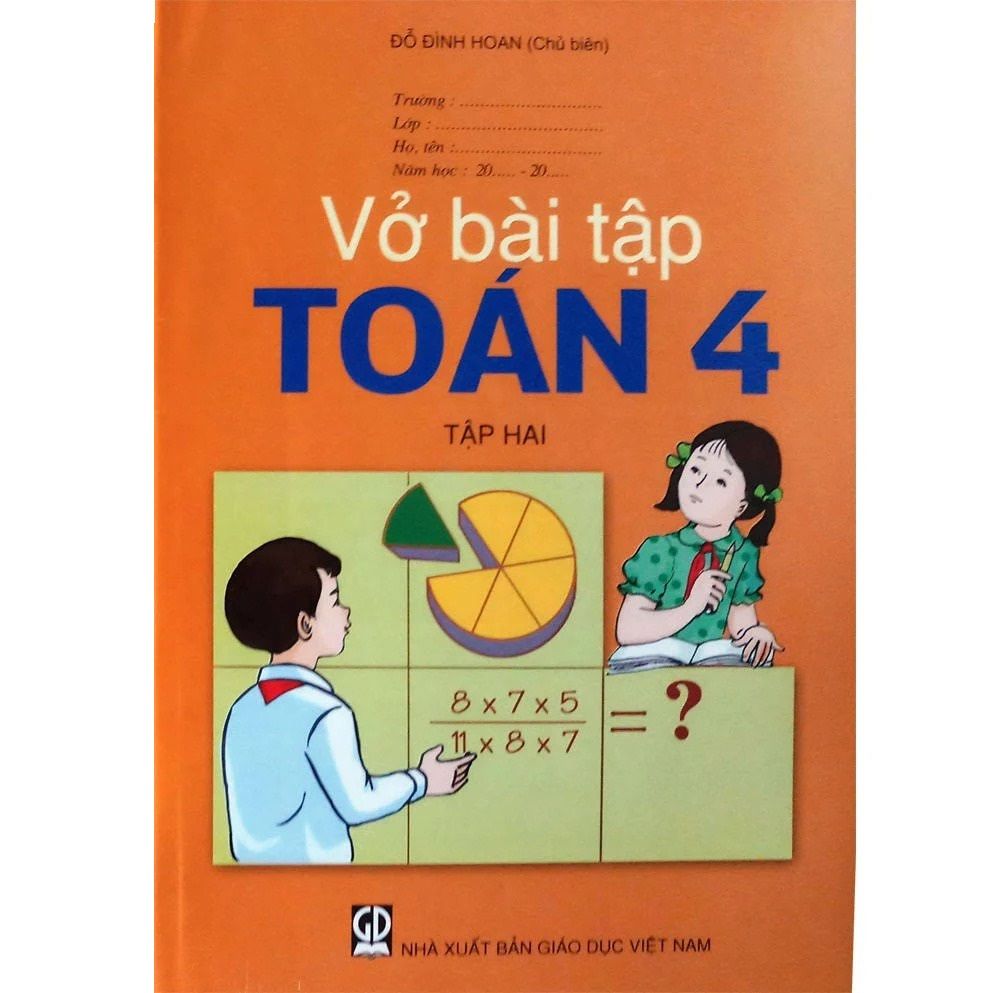 Vở Bài Tập Toán Lớp 4 - Tập 2 - Tái Bản 2021