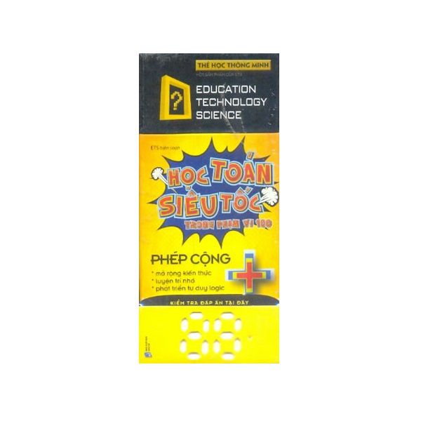 Thẻ Học Thông Minh - Học Toán Siêu Tốc Trong Phạm Vi 100 - Phép Cộng