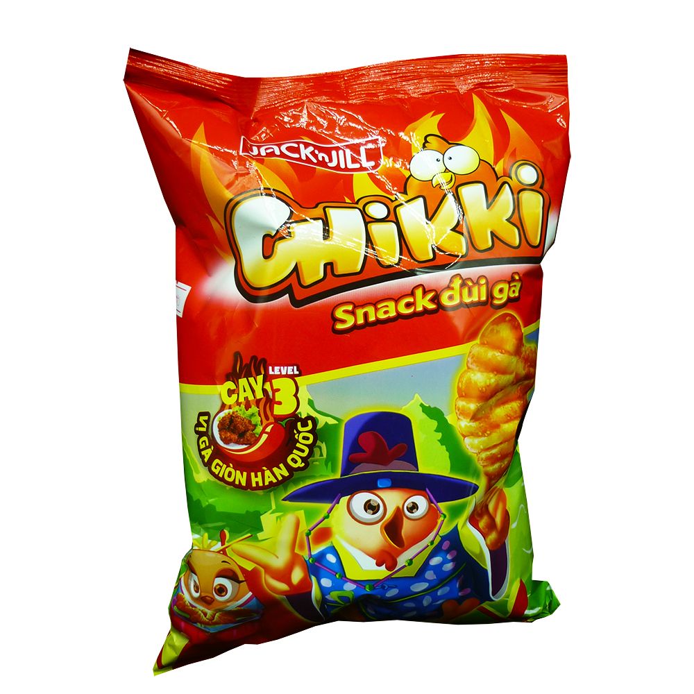 Snack Đùi Gà Chikki Vị Gà Giòn Hàn Quốc (Cay Level 3)