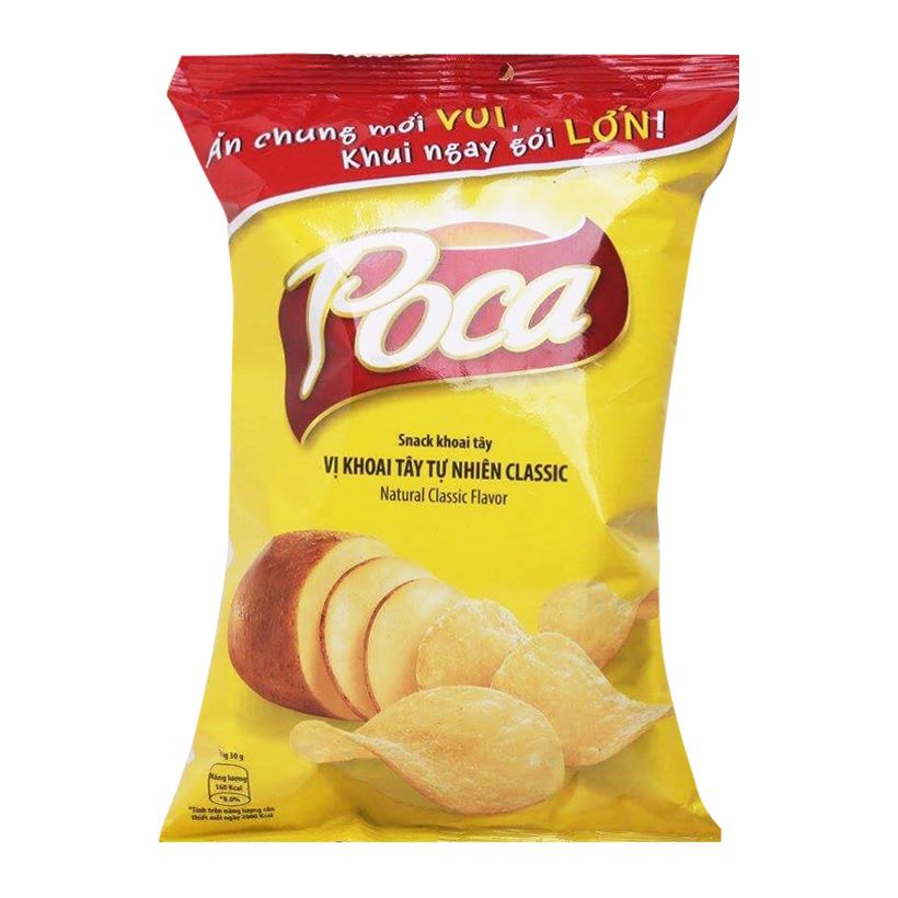 Snack Poca Vị Khoai Tây Tự Nhiên Classic (35g)