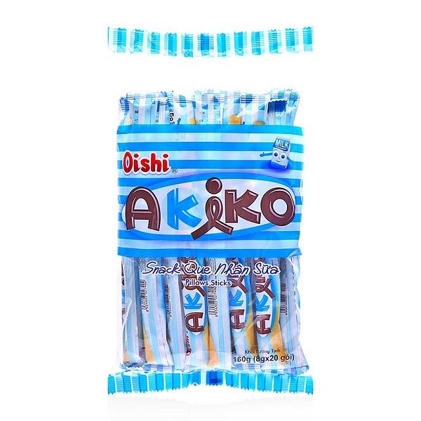 Snack Que Nhân Sữa Oishi Akiko 160g