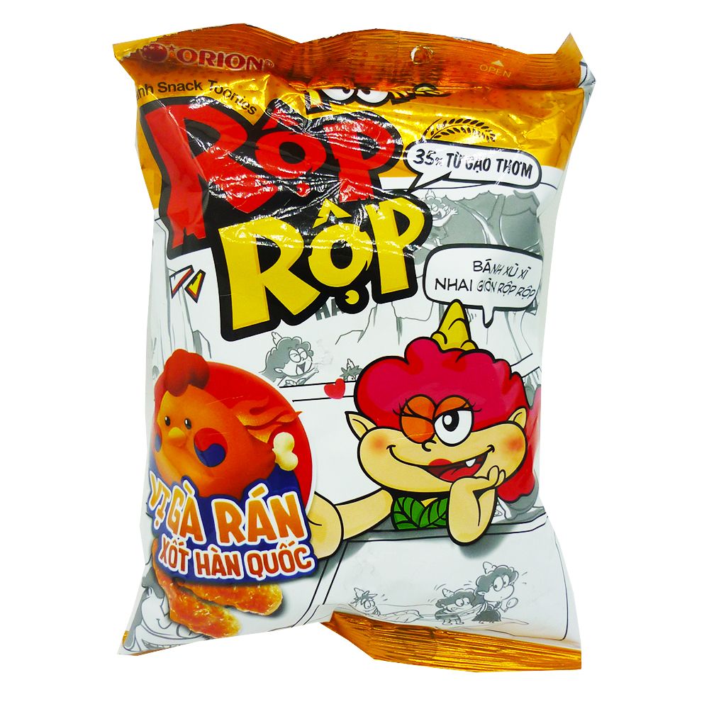 Snack Vị Gà Rán Sốt Hàn Quốc Rộp Rộp (45g)