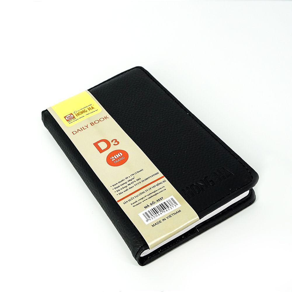Sổ Bìa Da 200 Trang D3 Daily Book - 4537