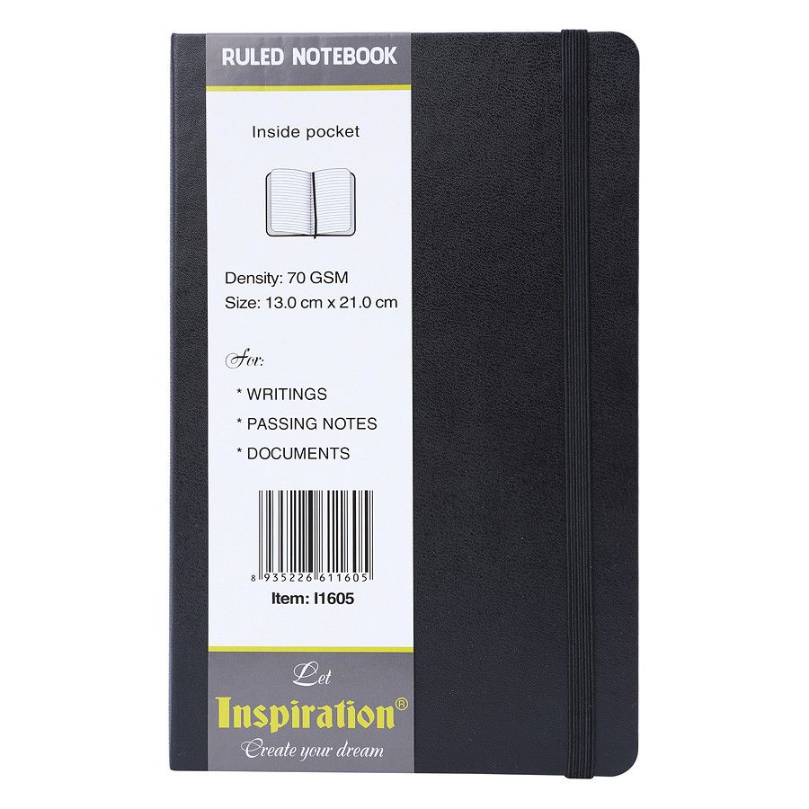 Sổ Bìa Da Devyt Ruled Notebook - Let Inspiration Create Your Dream