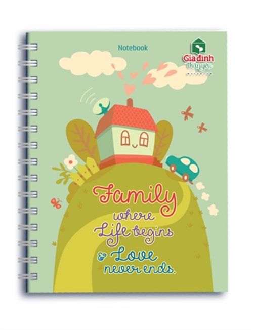 Sổ Lò Xo Notebook Minh Long - Family Where Life Begins