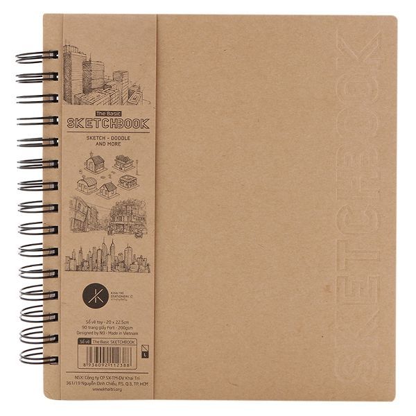 Sổ Vẽ The Basic Sketchbook (20x22,5cm)