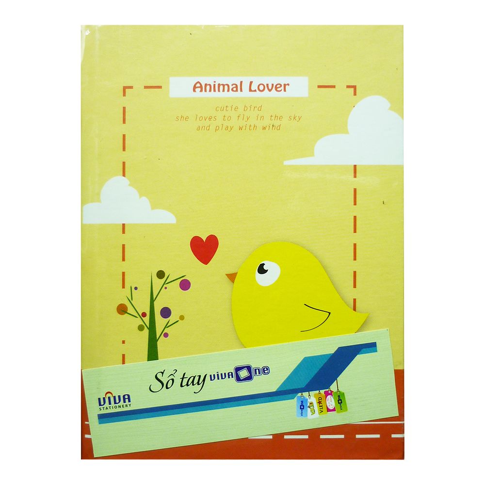 Sổ Vivaone Bìa Cứng - Gà - Animal Lover (13x18cm)