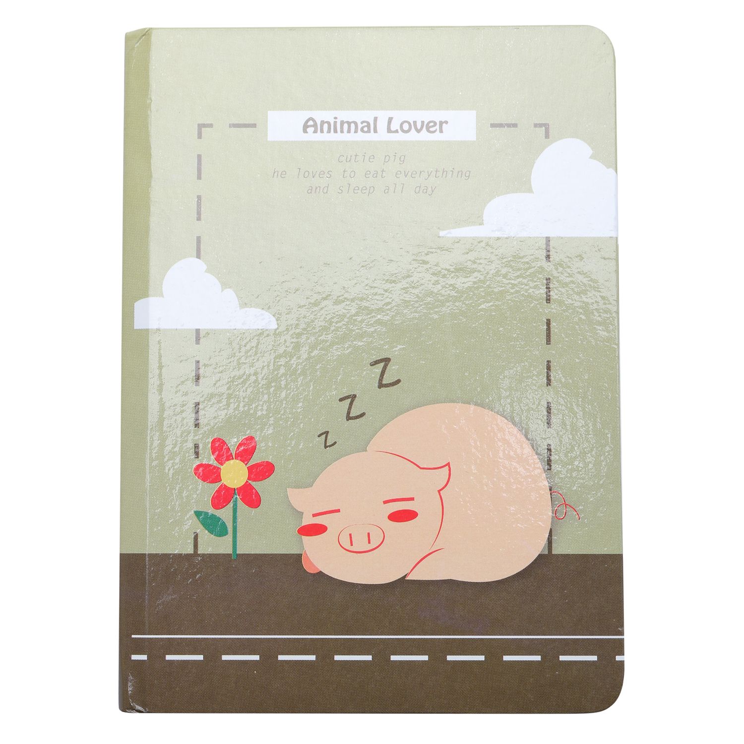 Sổ vvaone bìa cứng 10*14 - heo- animal