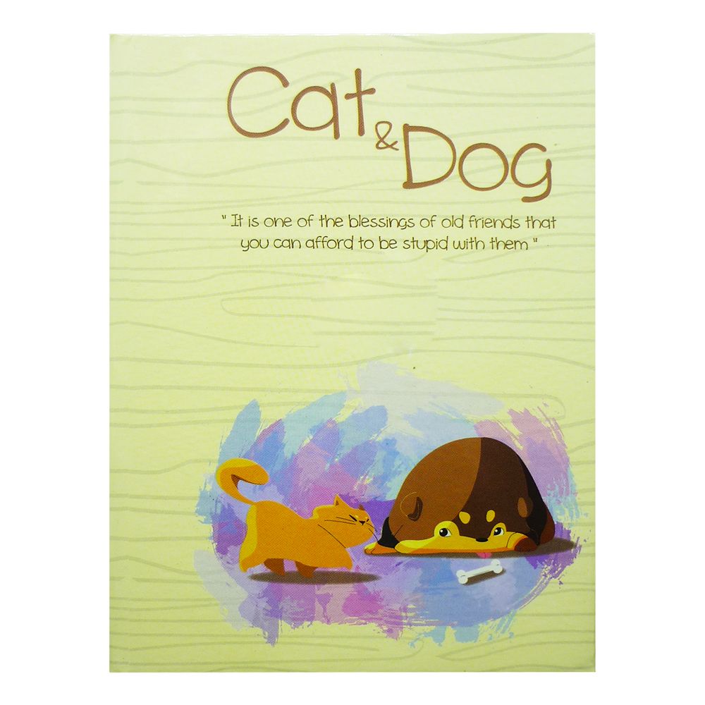 Sổ Vivaone Bìa Giấy Màu Cat & Dog M4 (13 x 18 cm)