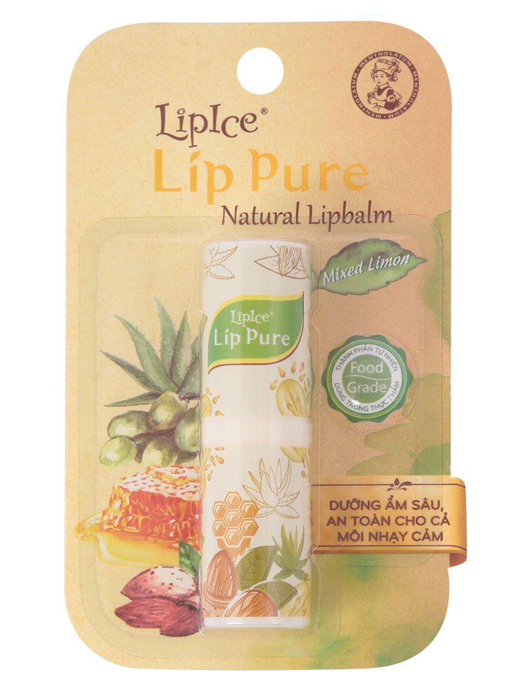 Son Dưỡng Môi LipIce Lip Pure Hương Chanh Mơ (4g)