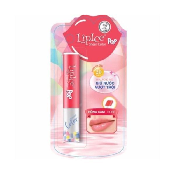 Son Dưỡng Có Màu LipIce Sheer Color Hồng Cam Rạng Rỡ (2.4g)