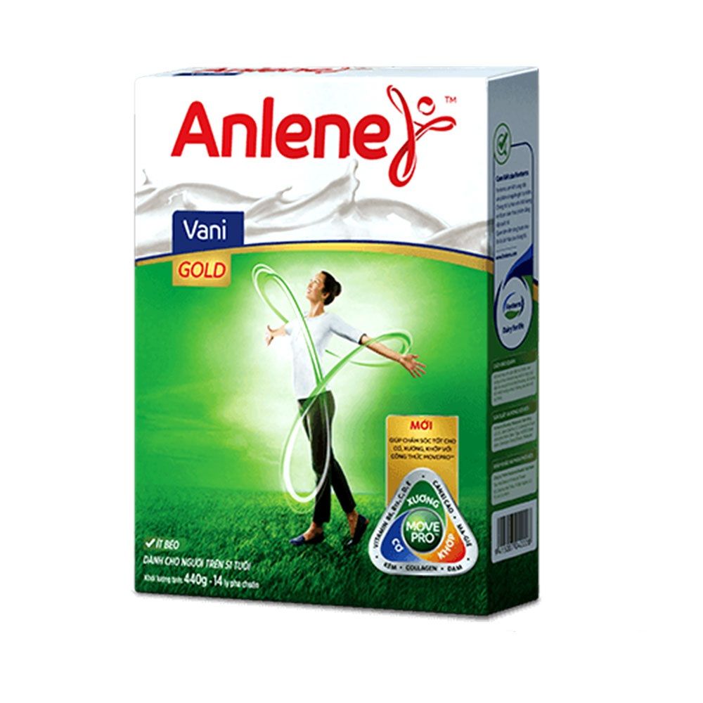 Sữa Bột Anlene Vani Gold Dành Cho người Trên 51 Tuổi