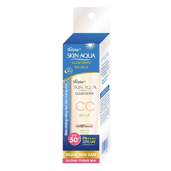 Sữa Chống Nắng Tạo Nền Trắng Mịn Skin Aqua Sunplay