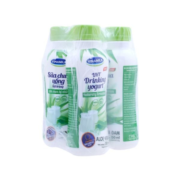 Sữa Chua Uống Tiệt Trùng Lên Men Tự Nhiên Nha Đam Vinamilk (150ml)