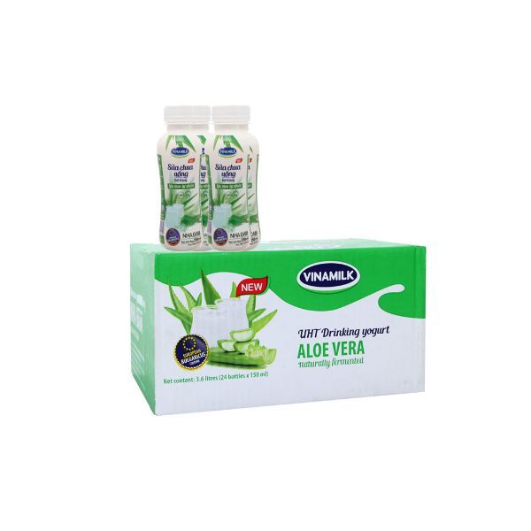 Sữa Chua Uống Tiệt Trùng Lên Men Tự Nhiên Nha Đam Vinamilk (150ml)
