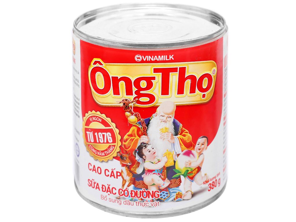 Sữa Đặc Có Đường Ông Thọ Đỏ Lon 380g