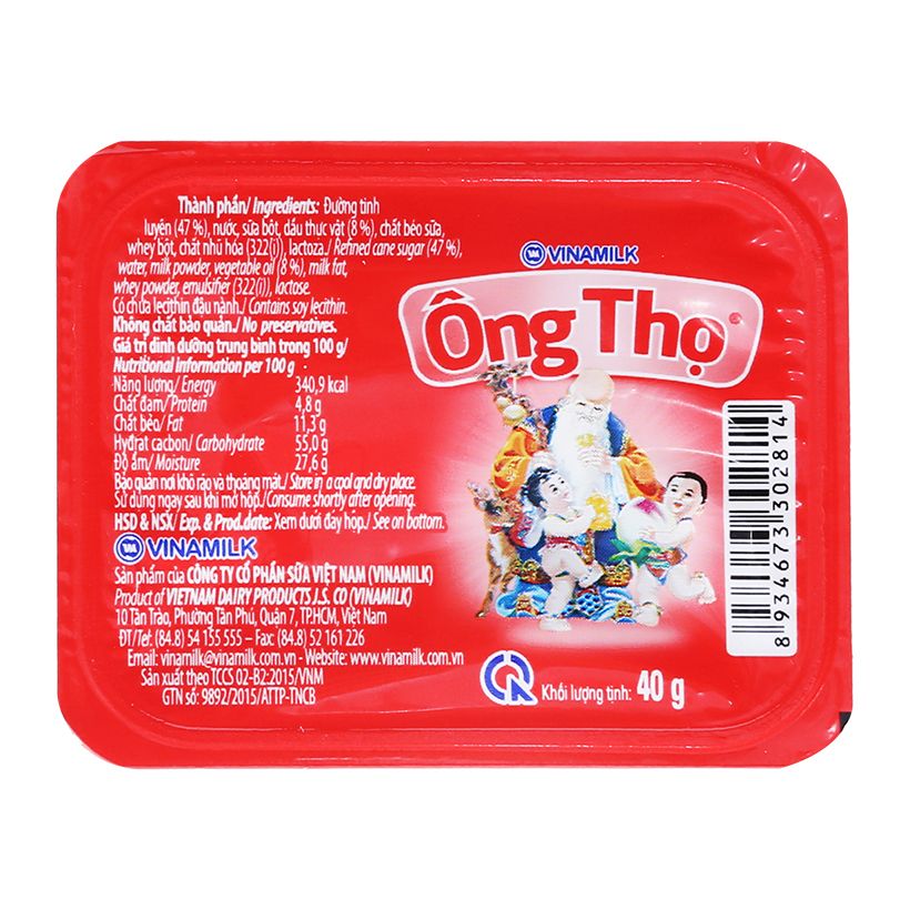 01VD41 Sữa đặc CĐ Ông thọ đỏ vỉ 40g