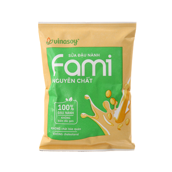 Sữa Đậu Nành Fami Nguyên Chất (200ml / Bịch )