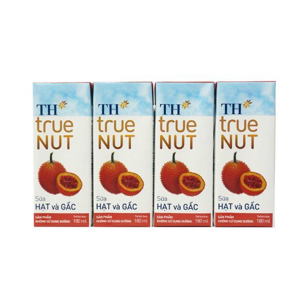Sữa Hạt Và Gấc TH True Milk (180ml)