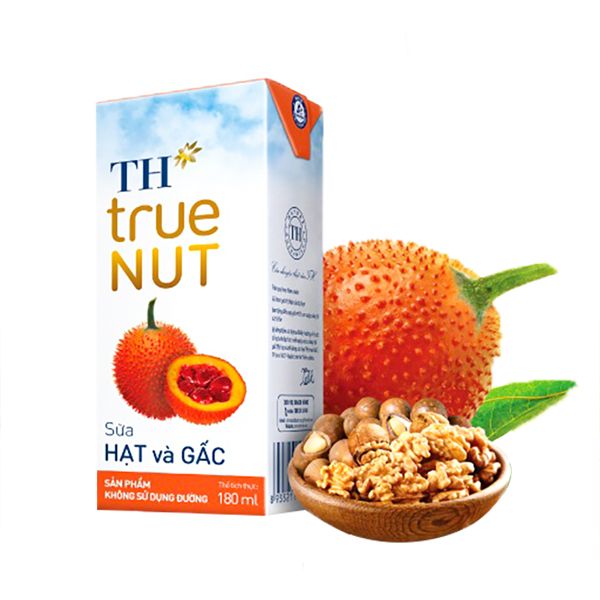 Sữa Hạt Và Gấc TH True Milk (180ml)