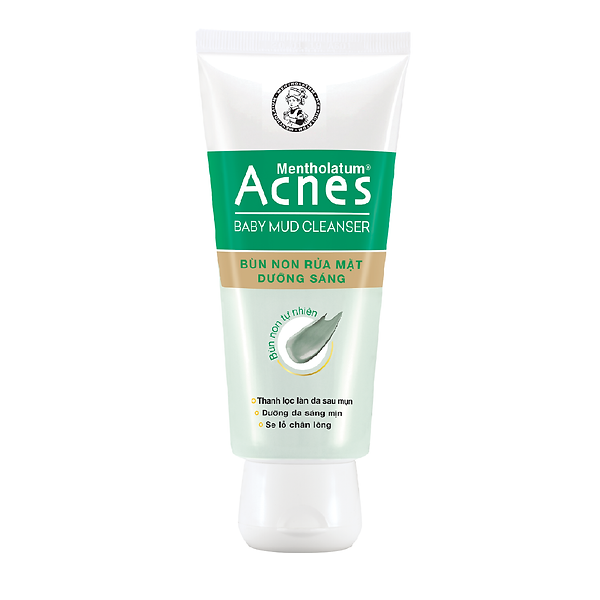 Sữa Rửa Mặt Bùn Non Rohto Acnes Baby Mud (100g)