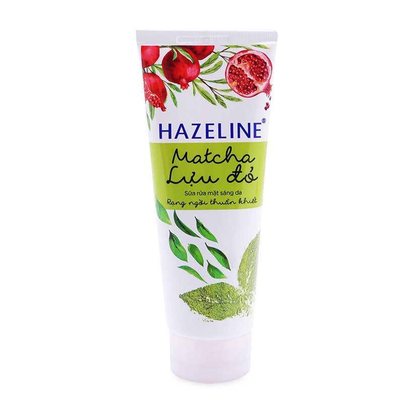 Sửa Rửa Mặt Hazeline Matcha Lựu Đỏ (Sáng Ngời Thuần Khiết) (100g)