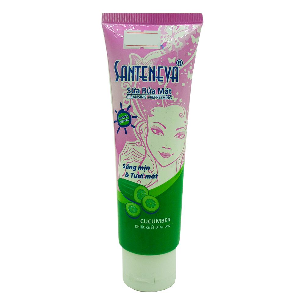 Sữa Rửa Mặt Santeneva - Chiết Xuất Dưa Leo