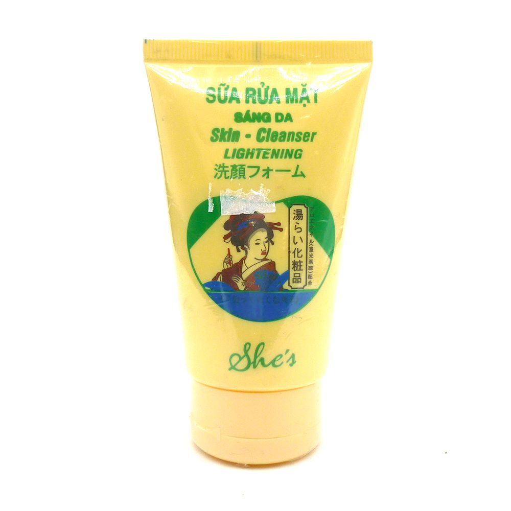Sữa Rửa Mặt She's Sáng Da Skin - Cleanser Lightening 120g