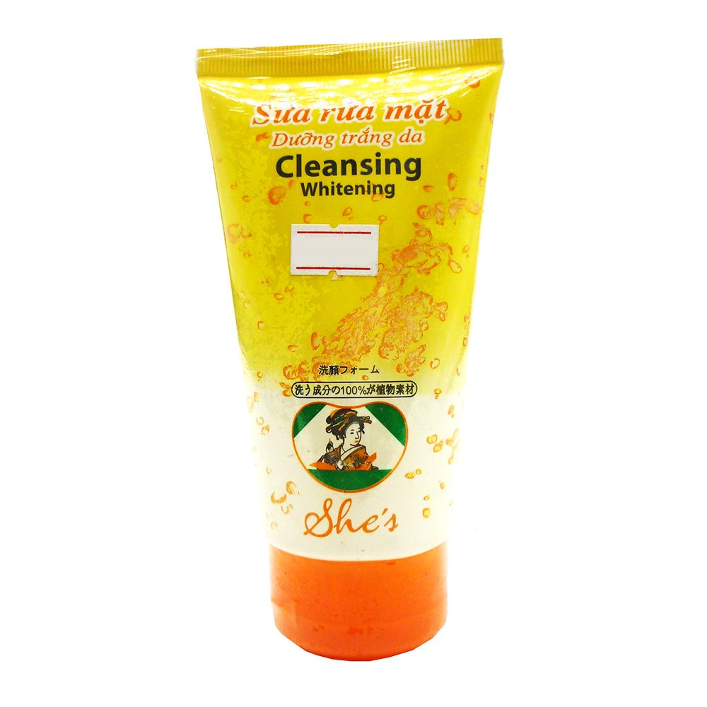 Sữa Rửa Mặt She's Sáng Da Skin - Cleansing Whitening 130g