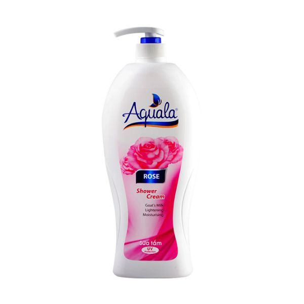 Sữa Tắm Dê Ngọc Trai Rose Aquala 1,2L