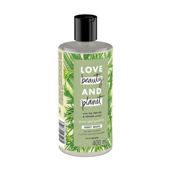 Sữa Tắm Detox Love Beauty And Planet Pure And Positive (400ml)