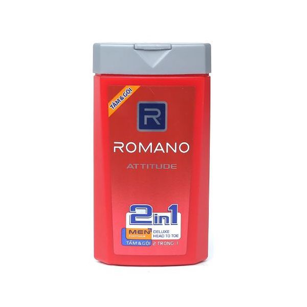 Sữa Tắm Gội 2 In 1 Romano Attitude 180g