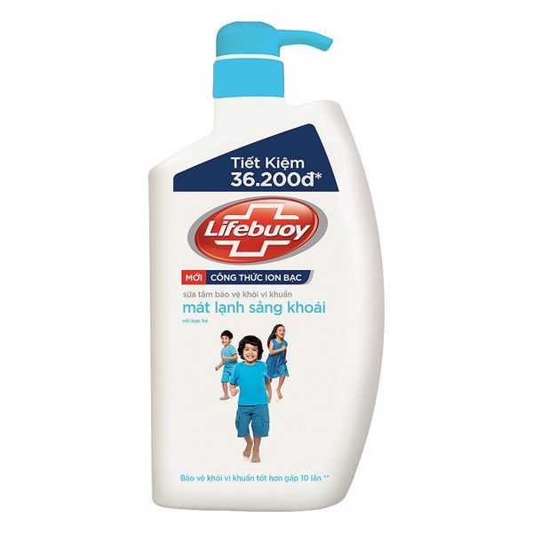  LIFEBUOY Sữa tắm mát lạnh sảng khoái 850g 