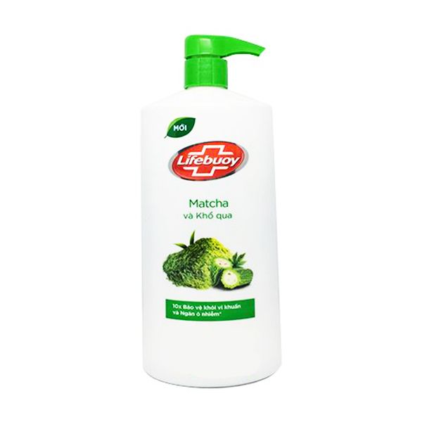  Lifebuoy sữa tắm matcha và khổ qua 850g 